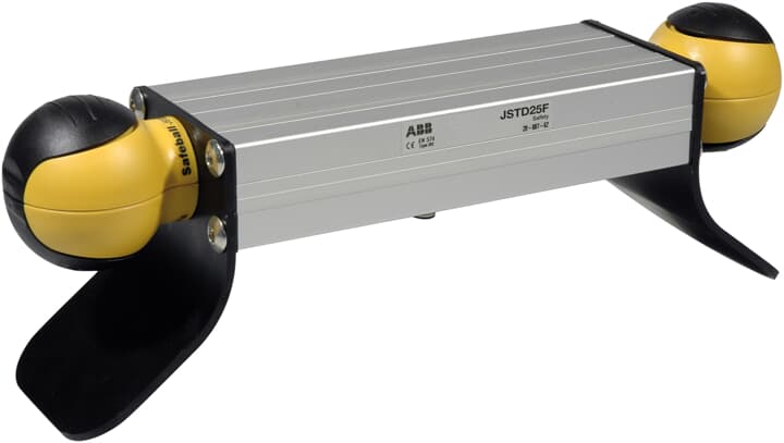 ABB 1 Button Safety Two Hand Control Switch, Black, Yellow, JSTD25 Series