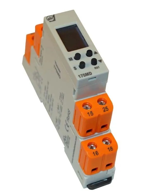 ATC 175MD Series DIN Rail Mount Multi timer, 20 → 240V ac/dc, 1-Contact, 0 s → 99.0 h, SPDT
