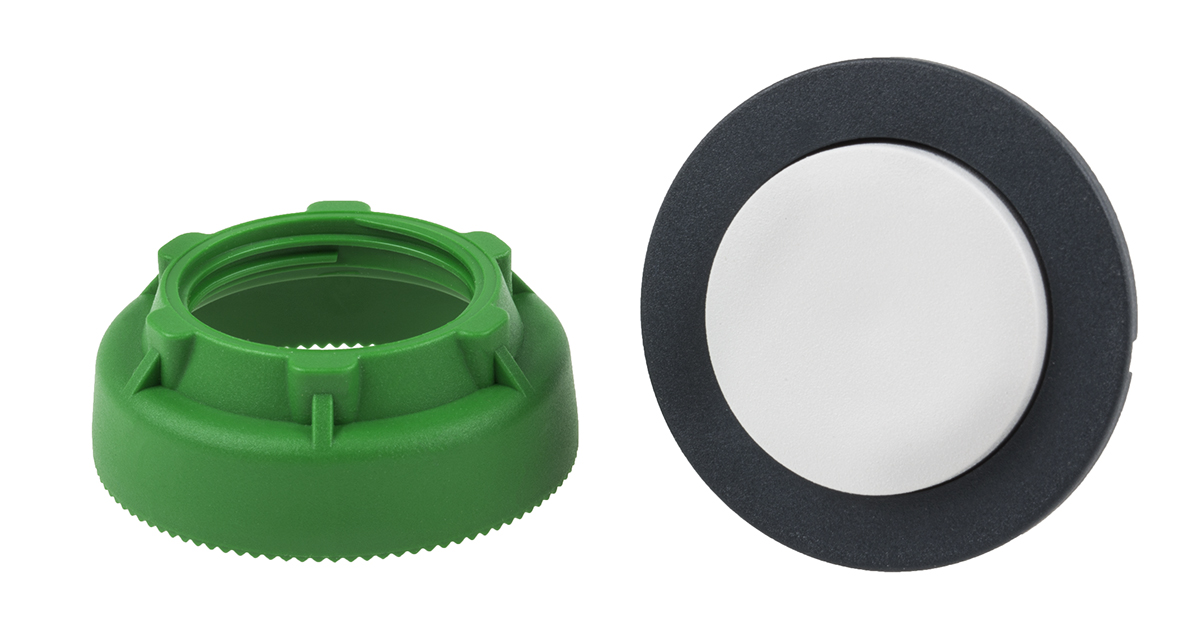 Schneider Electric Harmony Series White Momentary Push Button Head, 30mm Cutout, IP66, IP67, IP69K