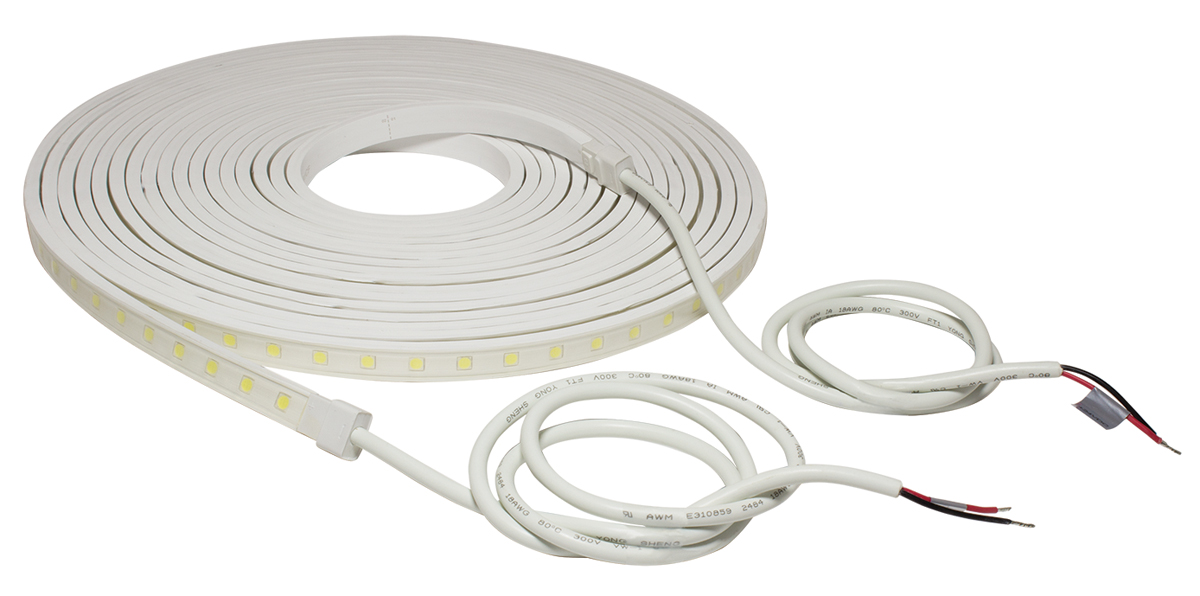 PowerLED 24V dc White LED Strip Light, 5700K Colour Temp, 10m Length