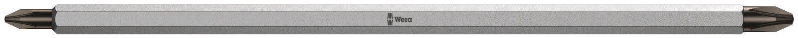 Wera Pozidriv Reversible Screwdriver Blade, PZ1, PZ2 Tip, 175 mm Blade