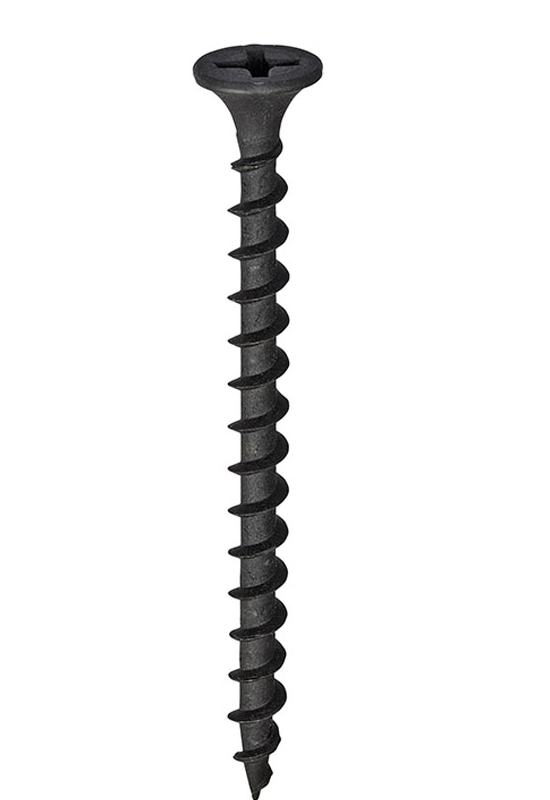 RS PRO Phillips Bugle Steel Drywall Screw, Black, 3.5mm Thread, 50mm Length