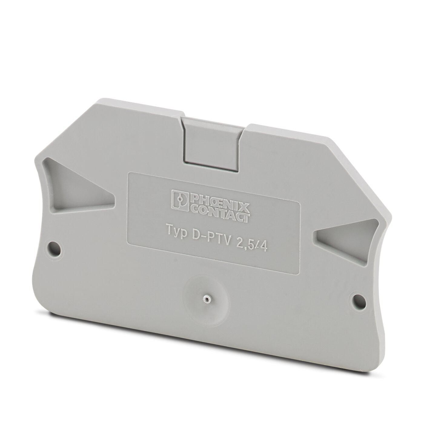 Phoenix Contact PTV Series End Cover for Use with DIN Rail Terminal Blocks
