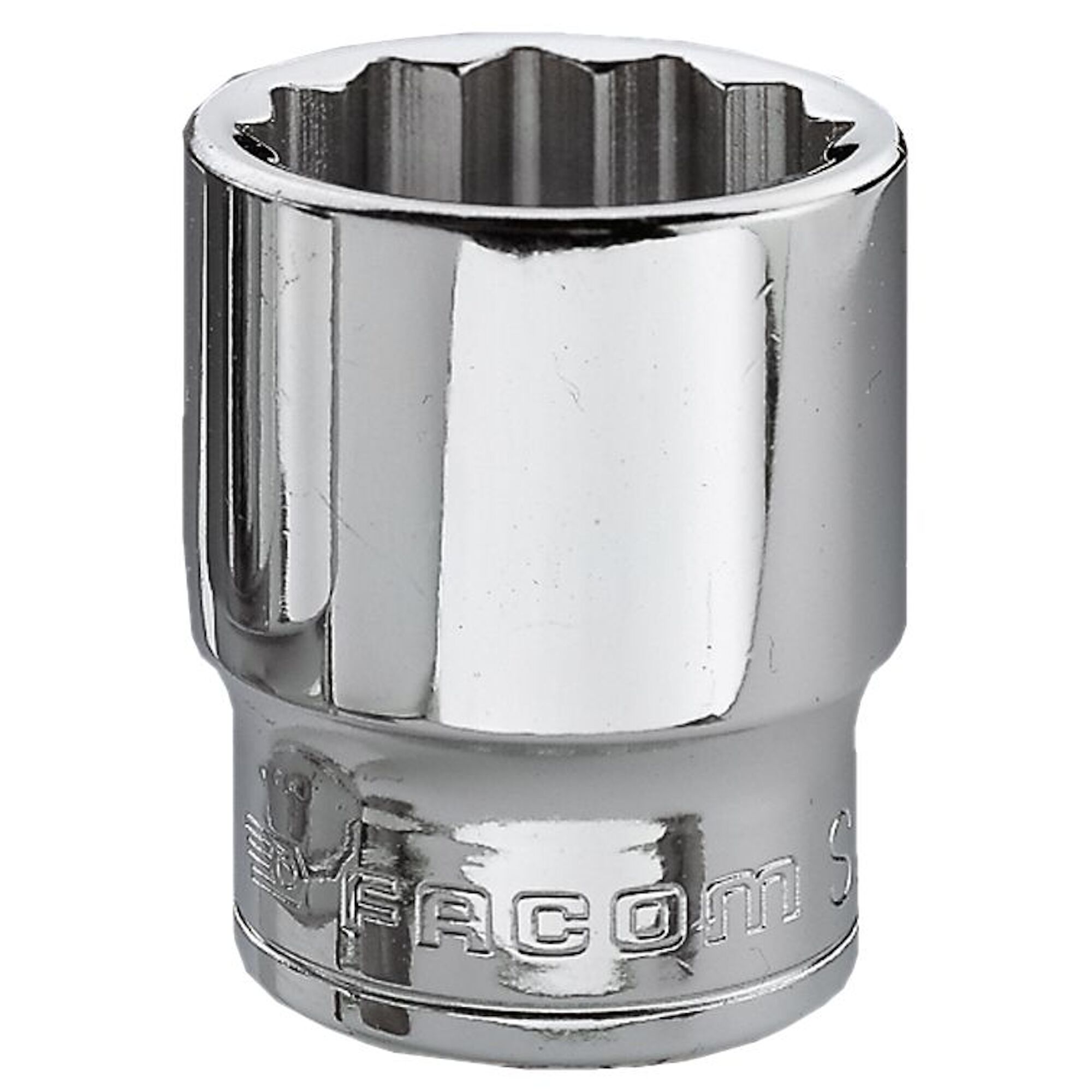 Facom 3/8 in Drive 20mm Long Socket, 12 point, 33 mm Overall Length