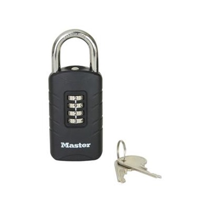 Master Lock Padlock Weatherproof Zinc Padlock, Keyed Alike, 8mm Shackle, 48mm Body