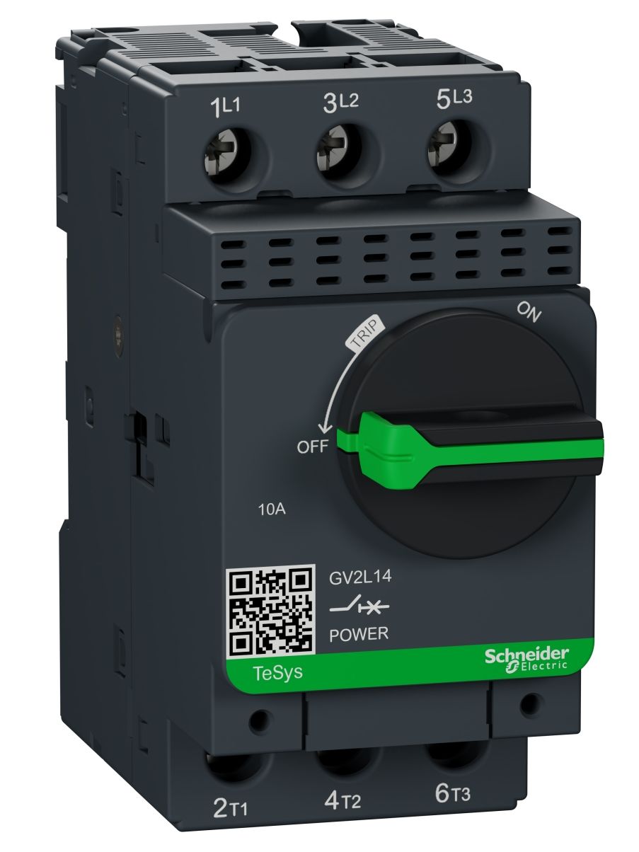 Schneider Electric TeSys 690 V Motor Protection Circuit Breaker, 3P Channels, 5.5 → 8 A, 7 → 10 A, 4 kA