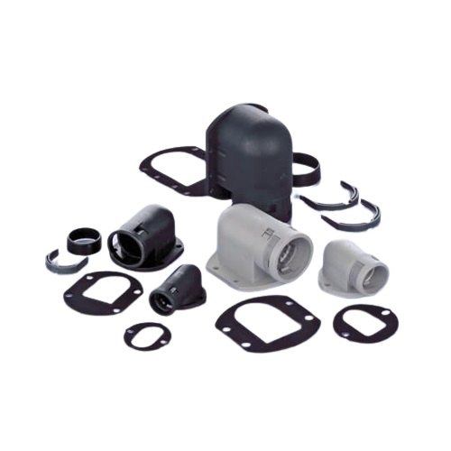 Conduit Fitting, 23mm Nominal Size, Polyamide 6, Black