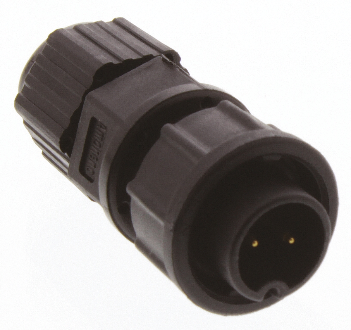 Amphenol Industrial Circular Connector, 2 Contacts, Cable, Standard Connector, Plug, Male, IP67, Ceres Series