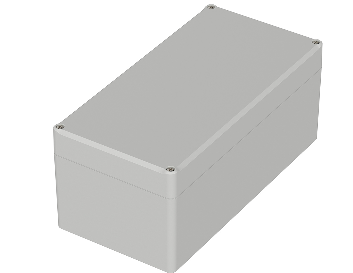 Bopla Euromas II Series Light Grey Polycarbonate Enclosure, IP65, Light Grey Lid, 240 x 120 x 102mm