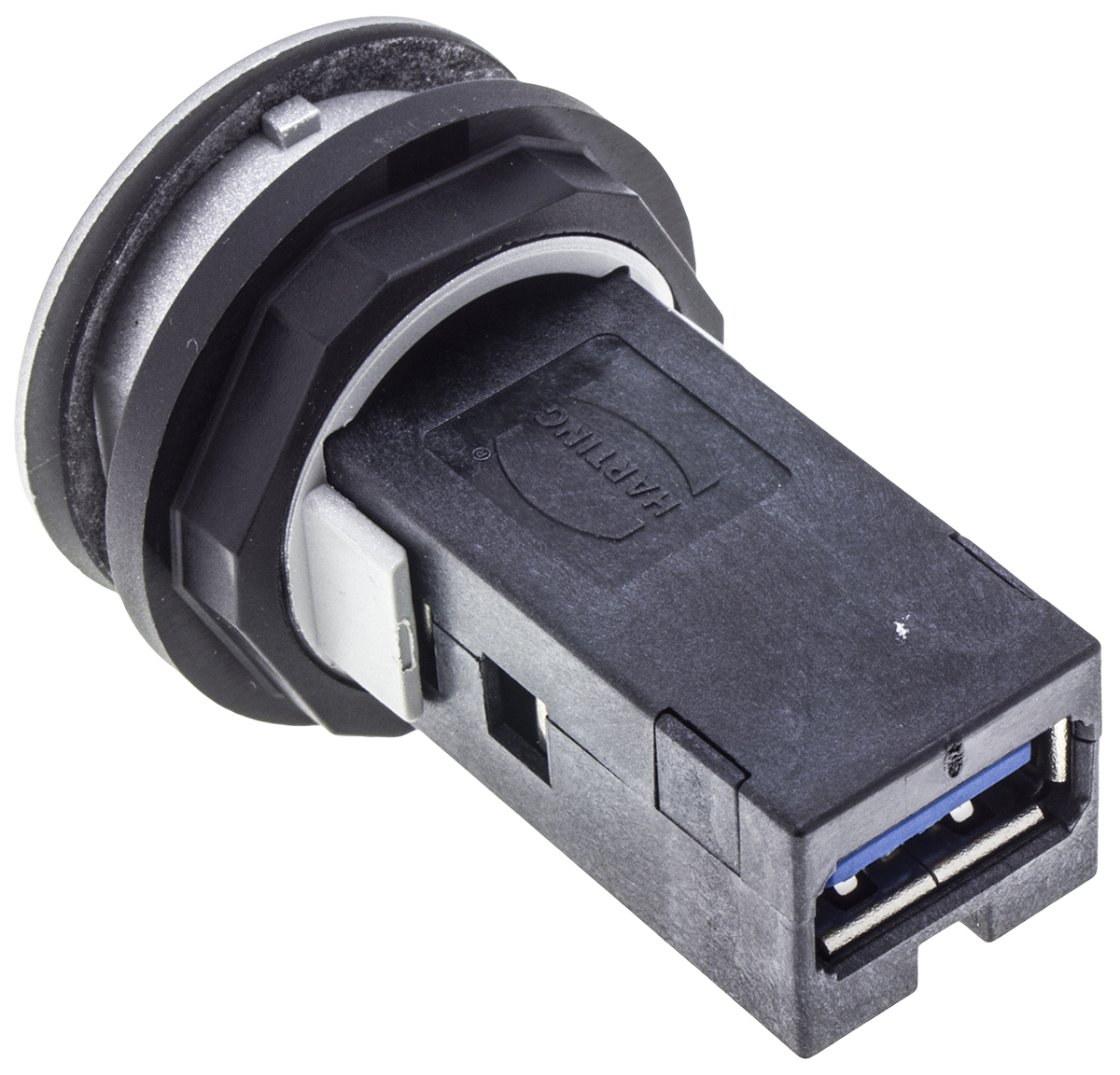 Harting Straight, Panel Mount, Socket- Single Port Type A 3.0 USB Connector