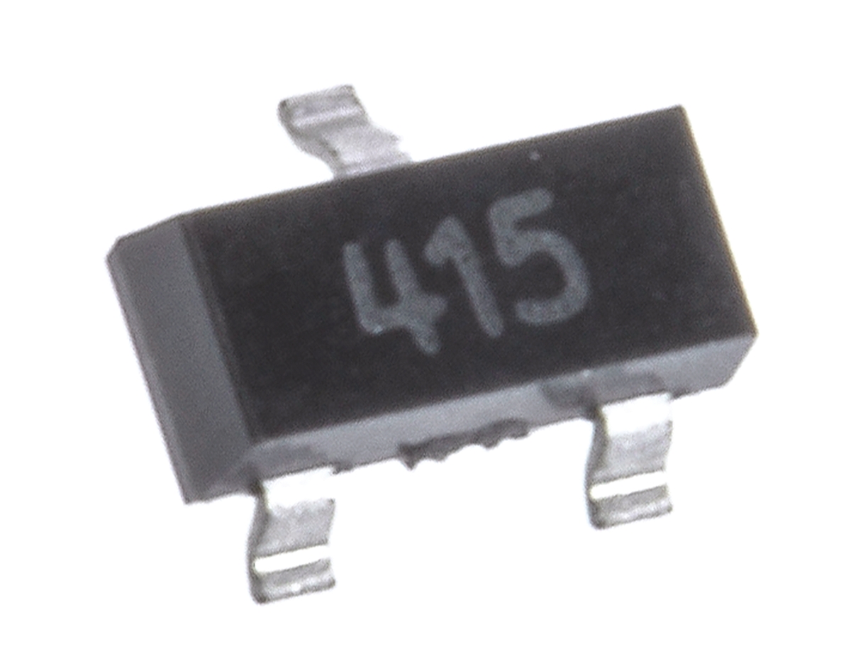 Diodes Inc FMMT415TD NPN Transistor, 500 mA, 100 V, 3-Pin SOT-23