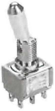 TE Connectivity Toggle Switch, Panel Mount, On-On, DPDT, Solder Terminal, 120 ac/dc, 28V ac/dc