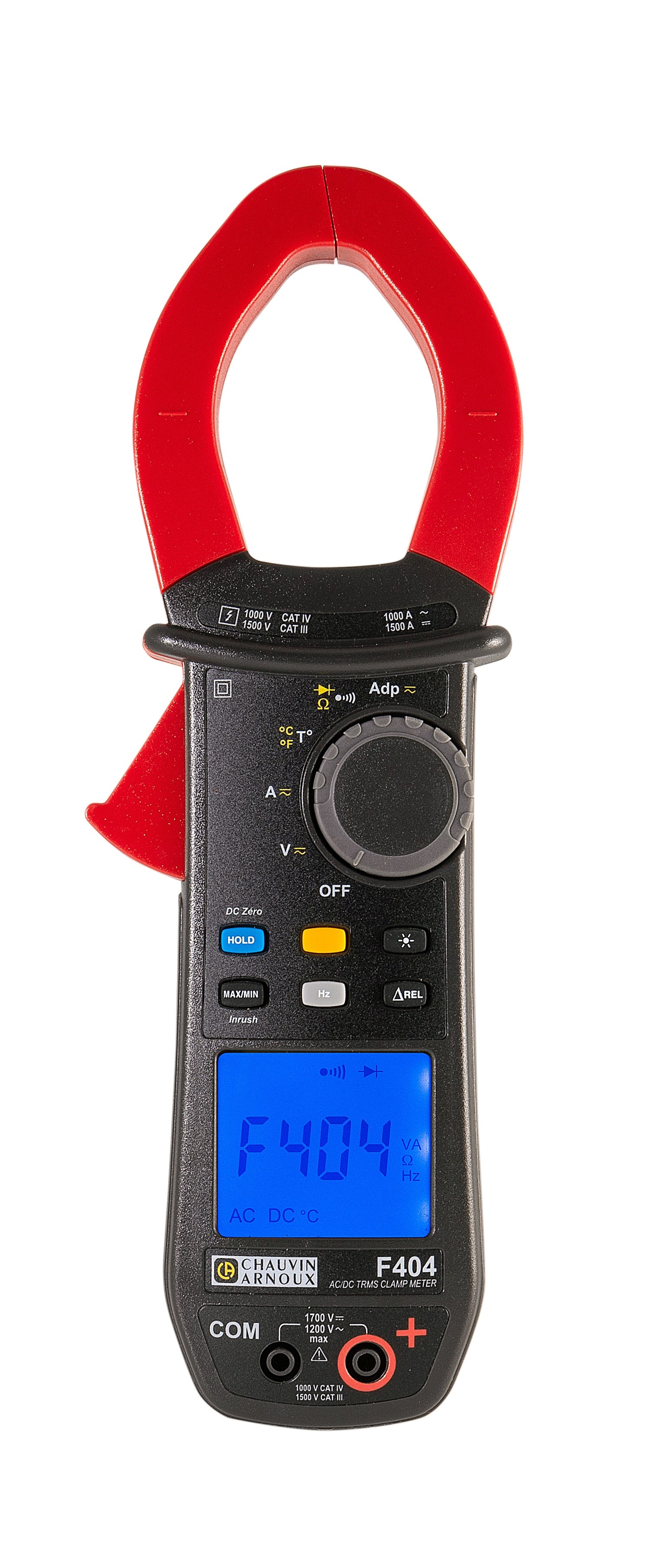 Chauvin Arnoux F404 Clamp Meter, 1500A dc, Max Current 1000A ac CAT III 1500V