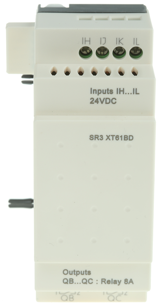 Schneider Electric Zelio Logic Series I/O module for Use with Zelio Logic Modules, 24 V dc Supply, Relay Output,
