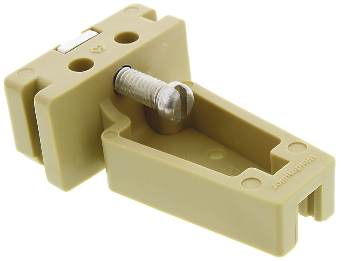 Weidmuller EWK Series End Stop for Use with DIN Rail Terminal Blocks