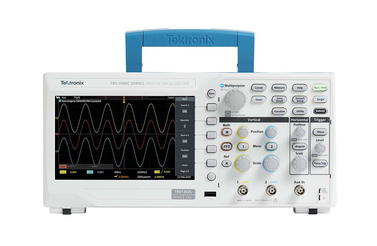 Tektronix TBS1000C Series, 50 MHz Bench Oscilloscope, 2