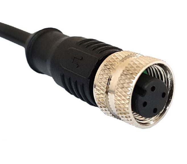 Bulgin Female M12 to Unterminated Free End Sensor Actuator Cable