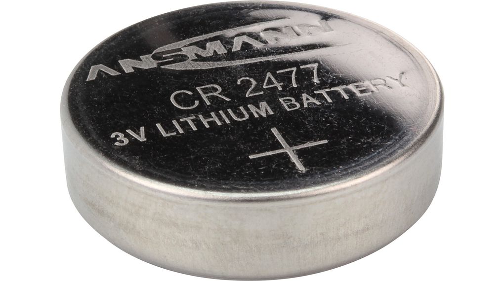 Ansmann CR2477 Coin Battery, 3V, 24.5mm Diameter