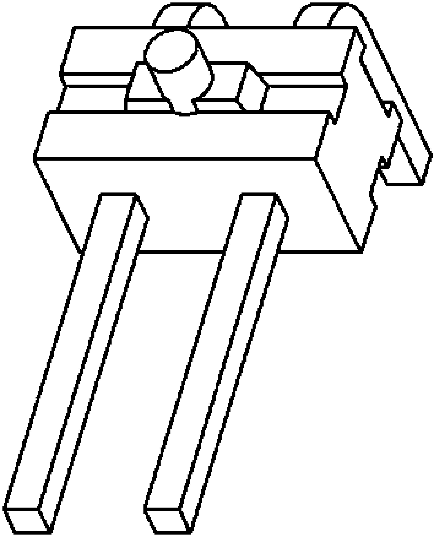 TE Connectivity AMPMODU MOD II Series Right Angle Through Hole Pin Header, 4 Contact(s), 2.54 mm Pitch, 1 Row,