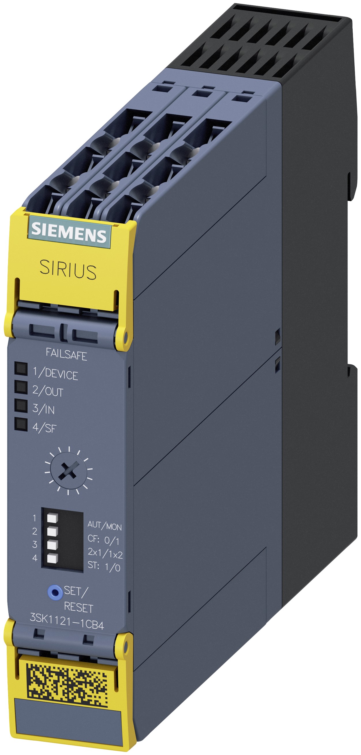Siemens SIRIUS 3SK1 Safety Relay 24V dc, Single Channel 4 Safety Contacts