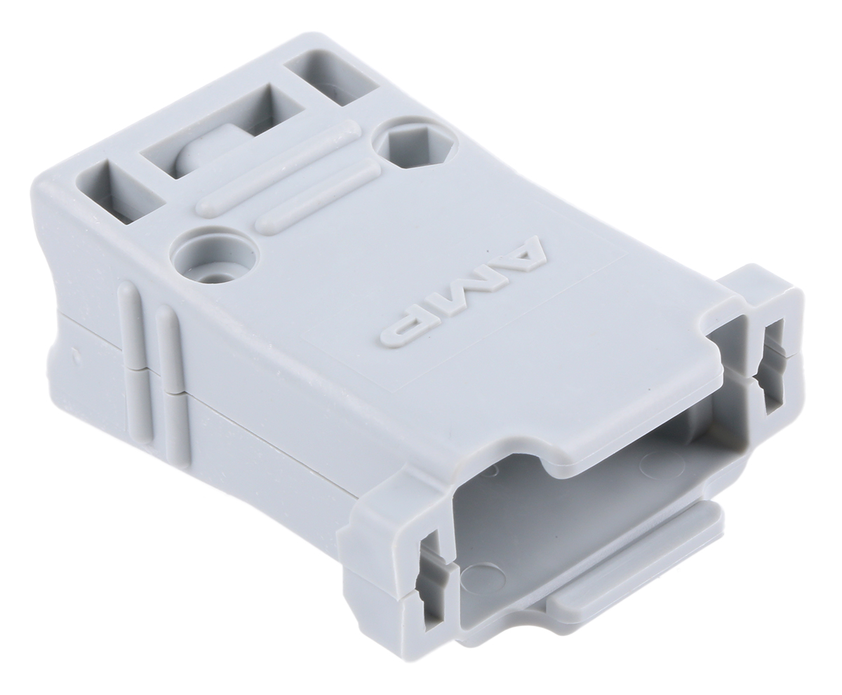 TE Connectivity Amplimite HD-20 Series Thermoplastic D Sub Backshell, 15 Way