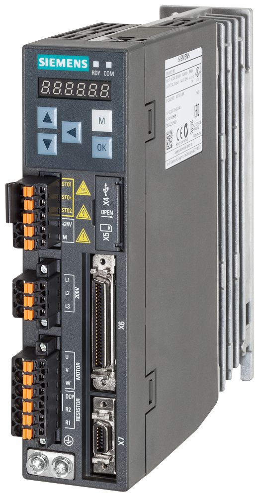 Siemens 0.2 kW Servo Drive, 200/240 V, 1 Phase, 4.2 A