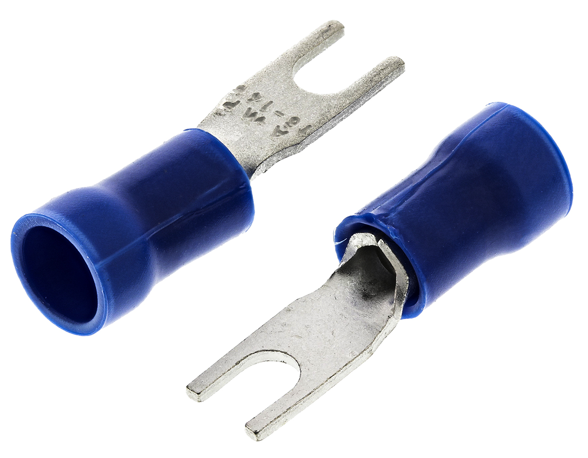 TE Connectivity Crimp Spade Connector, 1.25mm² to 2mm², 16AWG to 14AWG, 3.02mm Stud Size
