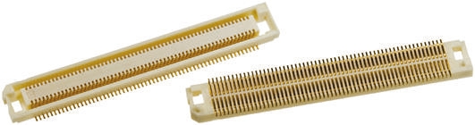 Hirose FX8 Series Straight Surface Mount PCB Socket, 80-Contact, 2-Row, 0.6mm Pitch, Solder Termination