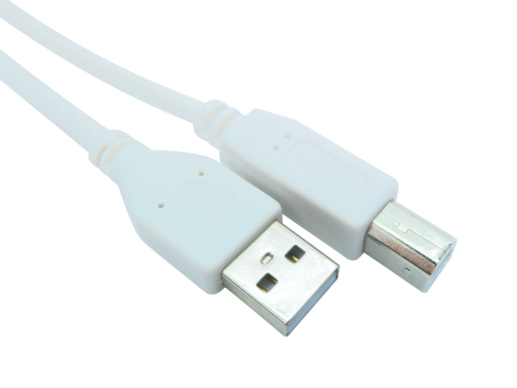 RS PRO USB 2.0, Male USB A to Male USB B, 4.5m