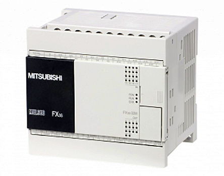 Mitsubishi Electric FX3S Series PLC CPU for Use with FX3 Series, Transistor (Source) Output, 16 (Sink/Source)-Input,