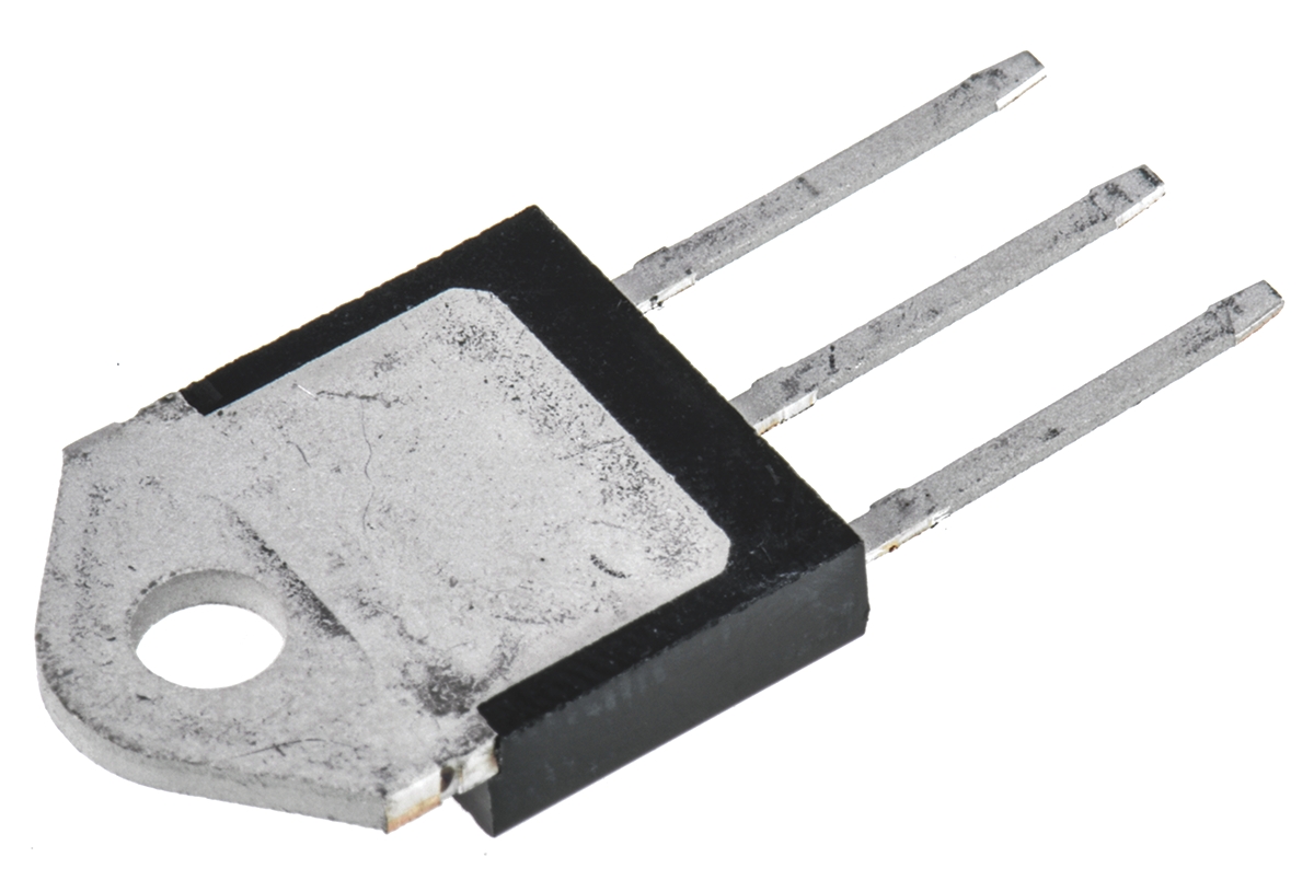 STMicroelectronics Through Hole, 3-pin, TRIAC, 800V, Gate Trigger 1.3V 800V