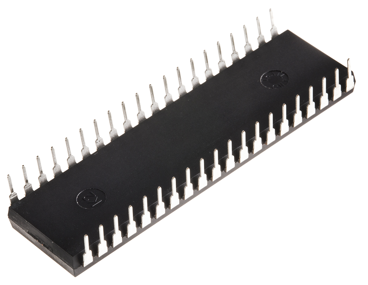 Microchip PIC18F4680-I/P, 8 bit PIC, PIC18F4680 Microcontroller, 40 MHz, 64kB FLASH, 40-Pin PDIP