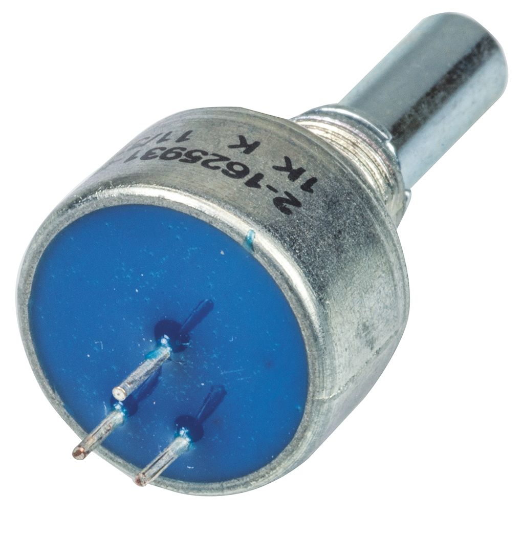 TE Connectivity M 1kΩ Rotary Potentiometer 1-Gang Panel Mount, 404802692035