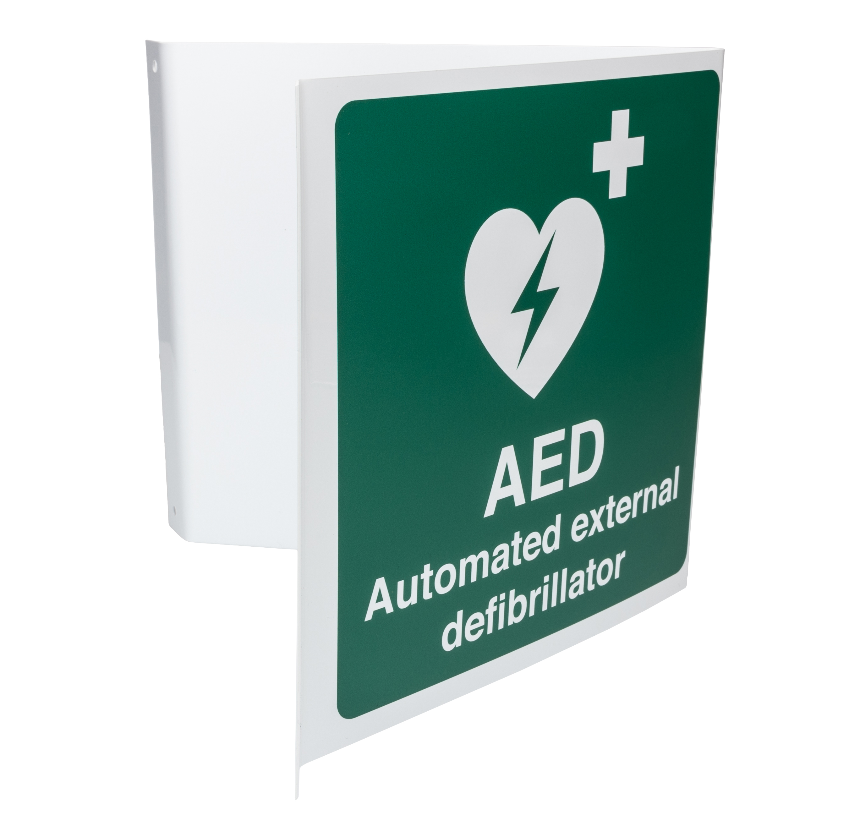 RS PRO Polypropylene Green, White First Aid Sign, H200mm W400mm