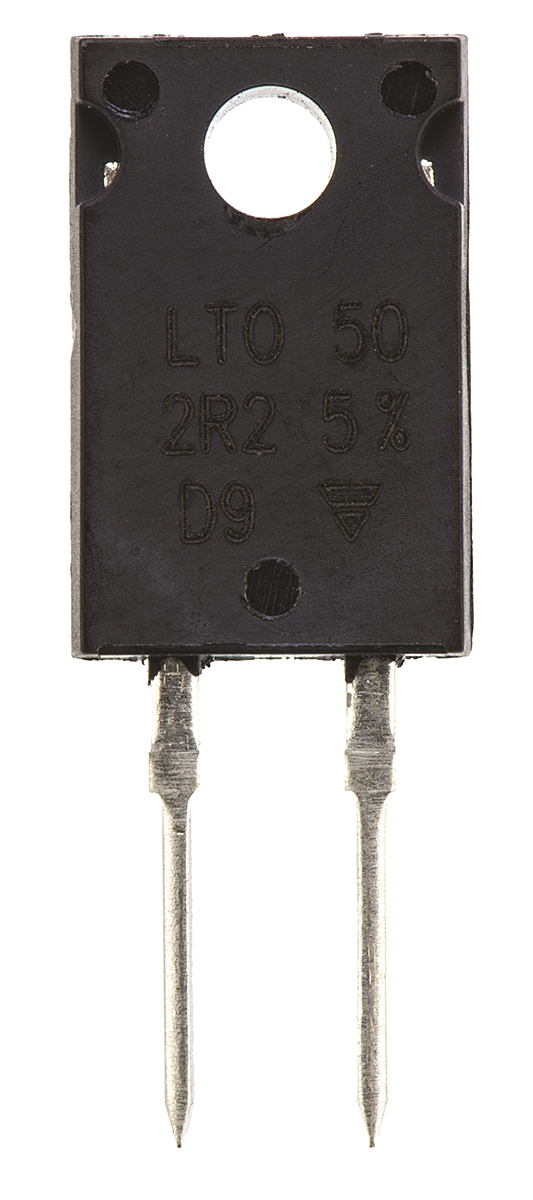 Vishay 2.2Ω Thick Film Resistor 50W ±5% LTO050F2R200JTE3