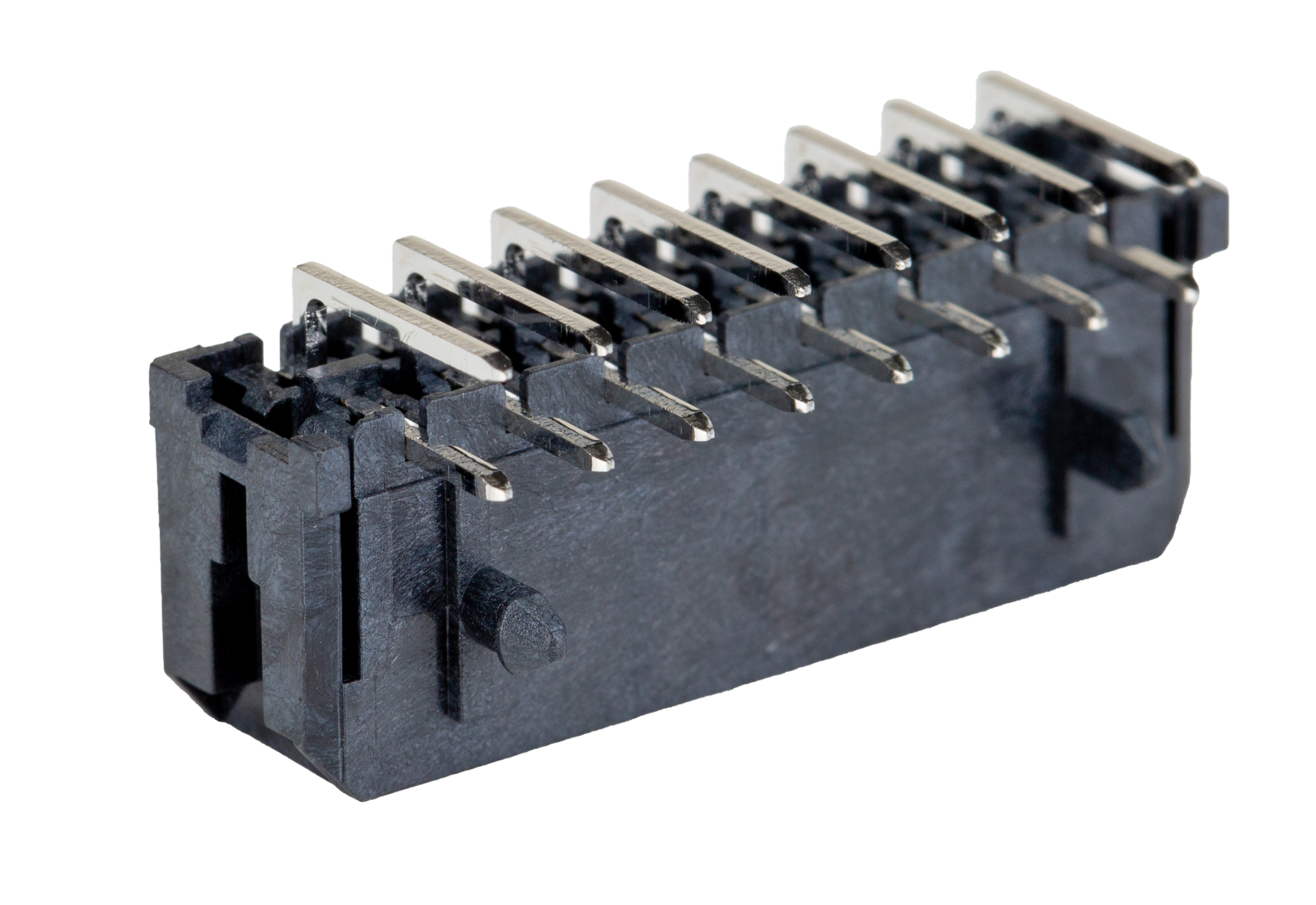 Molex Micro-Fit 3.0 Series Right Angle Through Hole PCB Header, 16 Contact(s), 3 mm Pitch, 2 Row, Shrouded