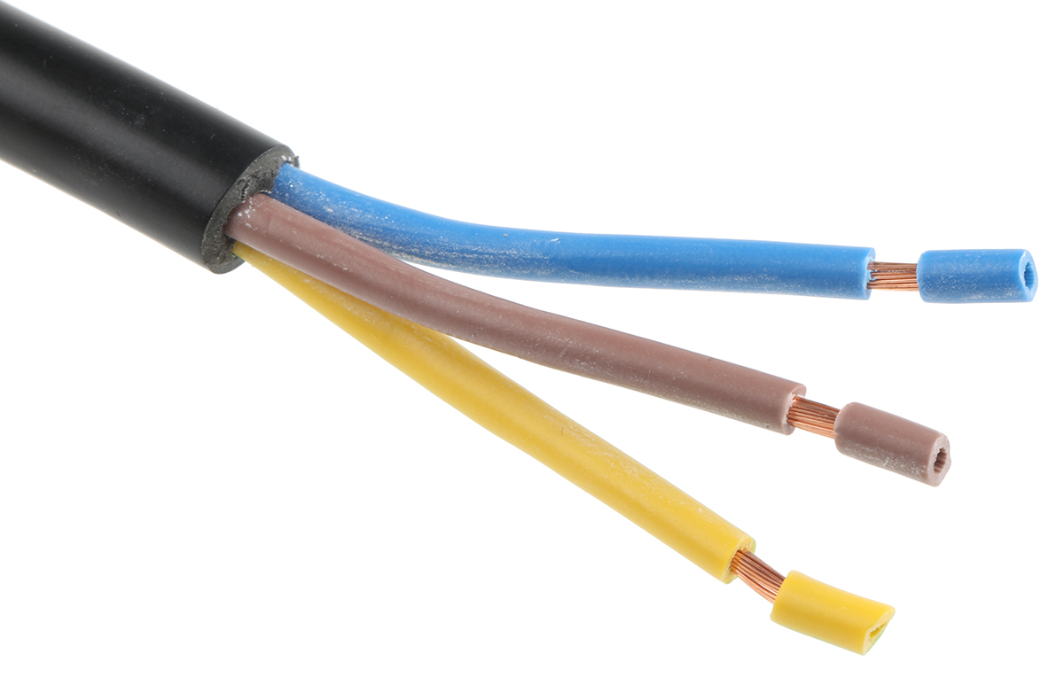 Schaffner IEC C19 Socket to Unterminated Power Cord