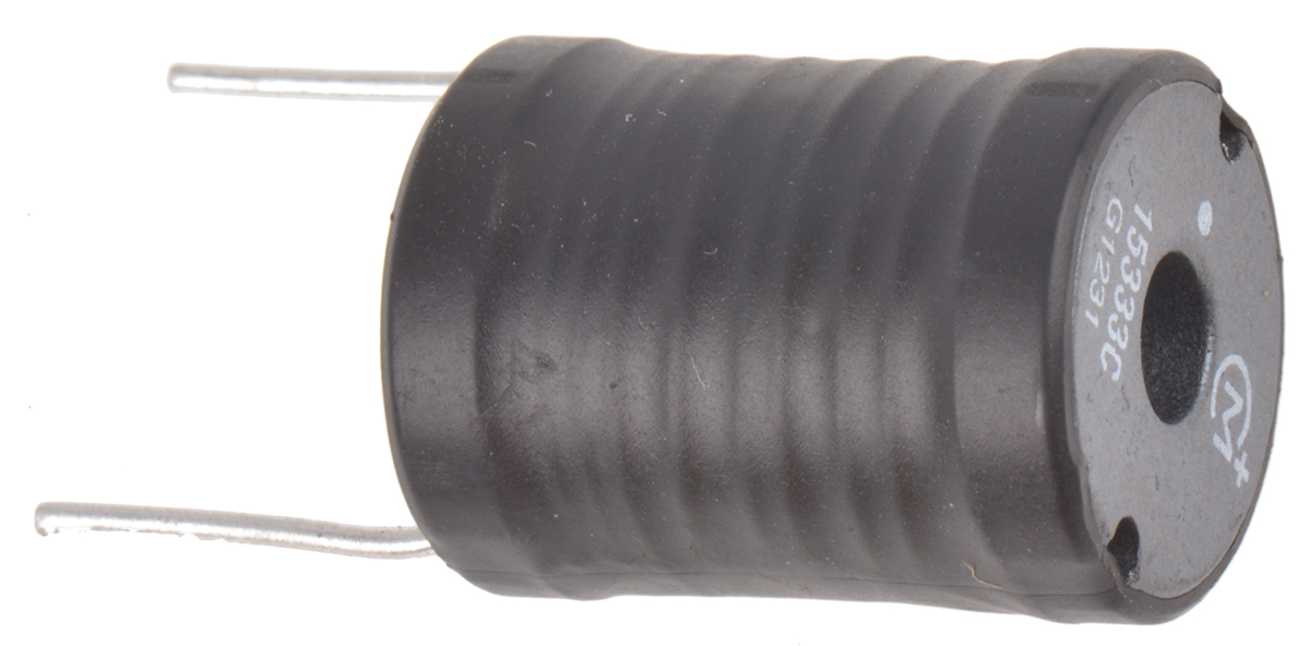 Murata 33 μH ±10% Leaded Inductor, Max SRF:8MHz, Q:107, 5.08A Idc, 31.2mΩ Rdc, 1500