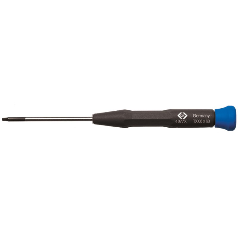 CK Torx  Screwdriver, TX07 Tip, 50 mm Blade, 147 mm Overall