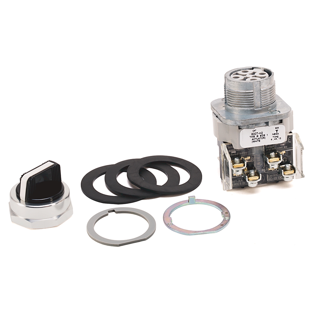 Allen Bradley Selector Switch - (SPDT) 30mm Cutout Diameter 2 Positions