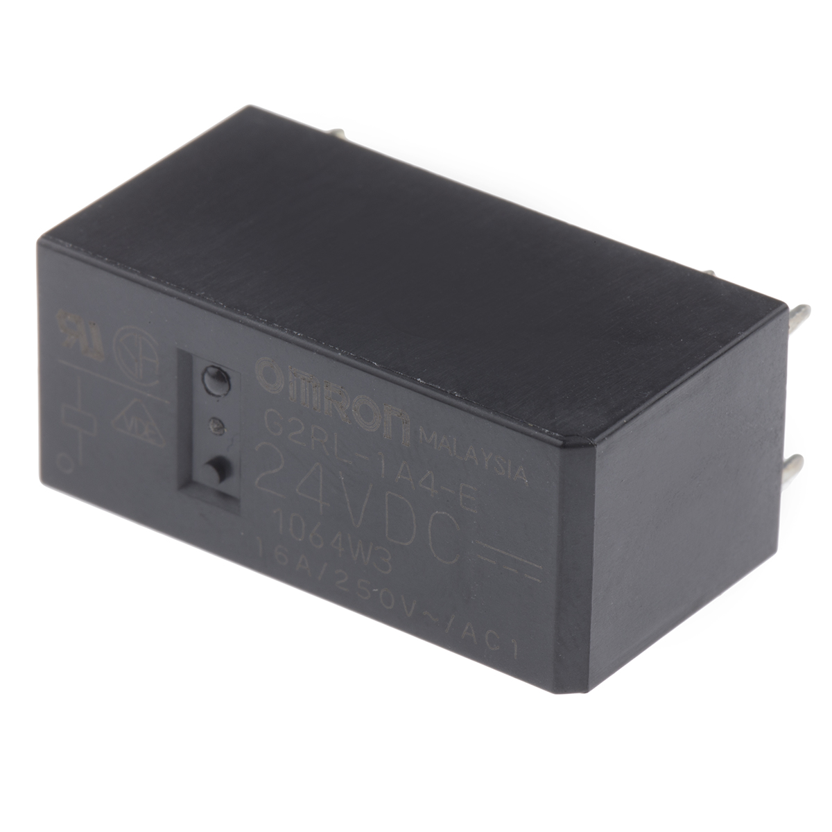 Omron PCB Mount Power Relay, 24V dc Coil, 16A Switching Current, SPST