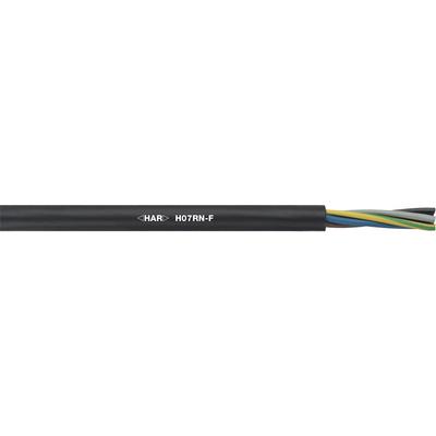Lapp H07RN-F H07RNF 4 mm² 5 Core Power Cable, H07RN-F, Black Rubber, 100m