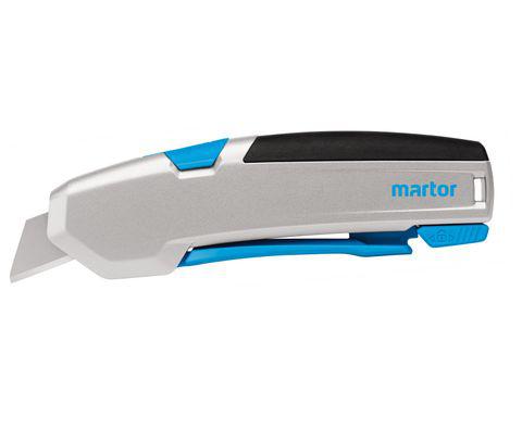 MARTOR Safety Knife with Auto-retractable Blade, Retractable, 21mm Blade Length