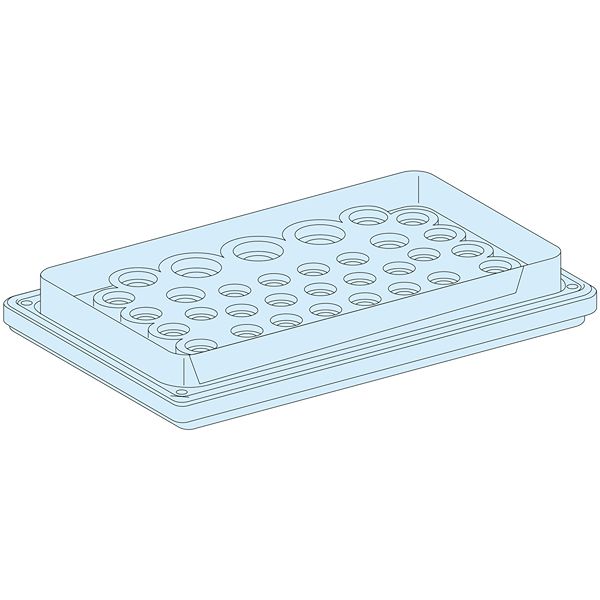 Schneider Electric PrismaSeT G Series Gland Plate for Use with PrismaSeT PrismaSeT G Enclosure, 180 x 600mm