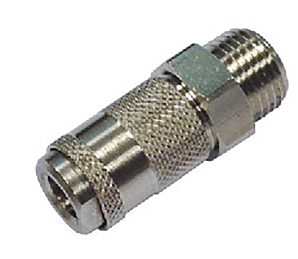 RS PRO Nickel Plated Brass Female Quick Air Coupling, M5 Male Threaded
