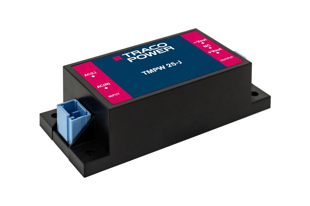 TRACOPOWER Switching Power Supply, TMPW 25-105-J 25W, Dual Output, 90 → 305V ac Input Voltage