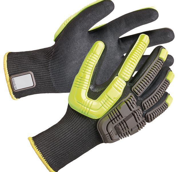 Honeywell Safety 41-4413BE Black Fibreglass, High Performance Polyethylene, Polyester, Steel Fibre Work Gloves, Size