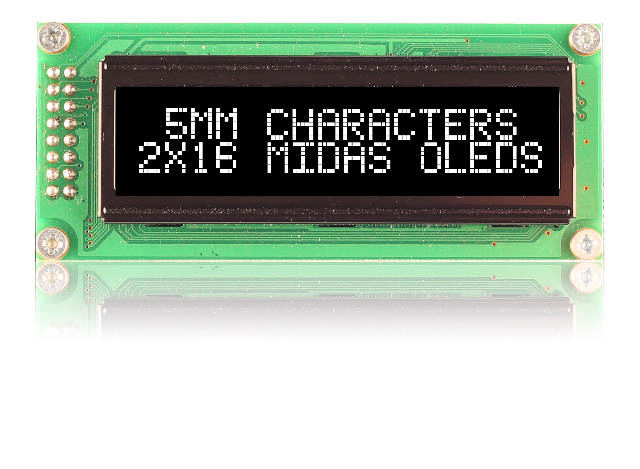 Midas White OLED Display COB Parallel Interface