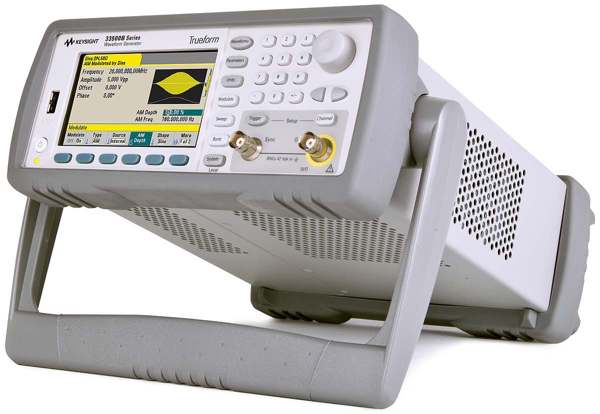 Keysight Technologies 33511B Function Generator, 1μHz Min, 20MHz Max, FM Modulation, Variable Sweep - With RS