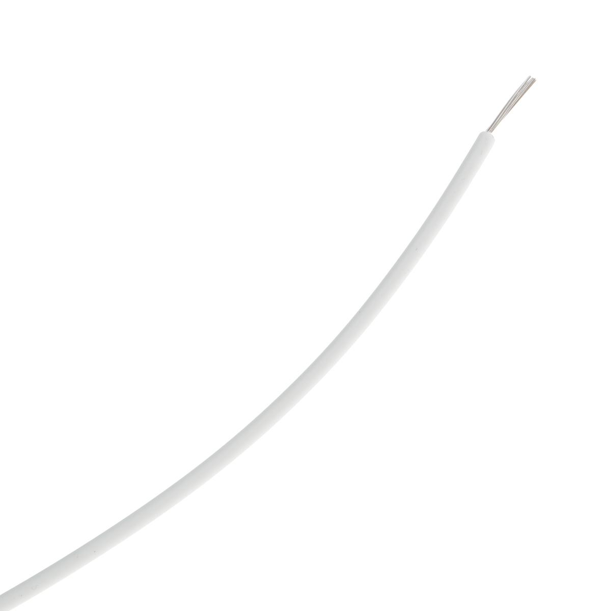 TE Connectivity M81044 Series White 1.3 mm² Hook Up Wire, 16 AWG, 19 / 29 AWG, 100m, Polyalkene Insulation,